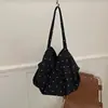 Estilo Coreano Lunares Colgante Estilo Perezoso para Mujer Verano 2026 Nuevo de Moda Gran Capacidad Moda Diaria Bolso Tote de Gran Capacidad