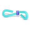 Artefacto para adelgazar piernas, dispositivo para moldear la parte interna de los muslos, pinza para el muslo, entrenador muscular para la parte inferior, equipo de yoga para fitness y levantamiento de cadera.