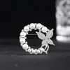 Broche Flor de Tulipa para Mulheres, Broche de Alto Padrão, Exquisito, Elegante e Luxuoso, Acessório de Carta para Terno e Cardigã de Alto Padrão