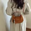 Bolso Retro Esmerilado para Mujer 2025 Otoño e Invierno Nuevo Moda Elegante Tendencia Bolso de Mujer Bolso de Hombro Bolso Cruzado para Mujer