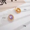 Novo acessório de botão de punho de camisa DIY com pedra preciosa olho de gato de luxo com toque de alta qualidade, acessório de botão de colarinho removível