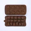 Molde de Silicone para Chocolate Desenho Animado Multiestilo Transfronteiriço Números e Letras Molde de Assar DIY Molde para Fudge Cubo de Gelo