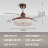Nueva Luz de Ventilador Moderna para Sala de Estar Estilo Vintage Crema Protección Ocular Silenciosa Viento Fuerte Simple para Dormitorio Comedor Luz de Ventilador Eléctrico
