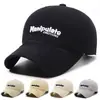 Gorra de Pico Estilo Japonés y Coreano para Mujer, Bordado Retro de Letras, Corona Suave, Algodón Puro Lavado Desgastado, Gorra de Béisbol Unisex de Moda