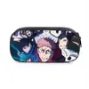 Nuevo Estuche de Lápices Cool de Dibujos Animados Jujutsu Kaisen Estudiante Gran Capacidad Almacenamiento Caja de Lápices Multifuncional con Capas Almacenamiento de Papelería