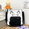 Bolsa de Tutoria Estilo College Nova Estilo Japonês Fresca Doce Fofa Gatinho Bolsa de Dor Menina Leve Bolsa de Ombro