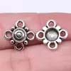 15X15Mm 1g Multicor DIY Acessórios para Joias Artesanais Conector Conector de Quatro Furos Pingente