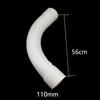 Codo de Tubería de PVC Codo de Arco Grande Codo de 90 grados Codo de Arco Grande Tubería para Cable Luna Creciente Curva Grande Drenaje