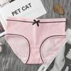 Ropa Interior Femenina Estilo Japonés Estudiantes Femeninas Estilo Coreano Hilo Cintura Media Niñas Sexy y Linda Talla Grande Pantalones Comercio Electrónico Transfronterizo 900