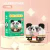 Boneca Desenho Animado Donut Blocos de Montar Urso Morango Montagem Brinquedos Educativos Infantis Presentes de Celebridade da Internet Atacado Dropshipping