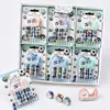 Cinta de Washi de Dibujos Animados Cazadora de Demonios de Fútbol Grupo de Chicas Kuromi 9+1 Cinta para Estudiantes DIY Set de Pegatinas para Diario