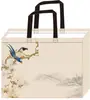 Bolsa no tejida en stock Impresión a color de película Bolso de mano para llevar ropa a domicilio Regalo publicitario Bolsa de compras promocional al por mayor