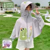 Ropa de Protección Solar Infantil Seda de Hielo Niños y Niñas 2026 Nuevo Transpirable UPF50+ Anti-UV Ala Ancha Ropa de Protección Solar