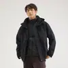 Chaqueta tres en uno estilo Pelliot para hombres y mujeres, chaqueta cortavientos e impermeable para exteriores para senderismo, ciclismo y ropa de trabajo con estampado