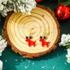 Joias Populares Transfronteiriças Europeias e Americanas Populares Brincos de Sino de Natal Design de Nicho Árvore de Natal Brincos de Cereja