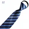 Venta al por mayor del fabricante Corbatas Rojas con Cremallera para Hombres y Mujeres, Vestimenta Formal de Negocios para Novio, Boda Estilo Coreano Corbata Rayada Perezosa Sin Corbata