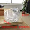 Sofá Inflável Transparente Sofá de Brincar para Férias de Crianças Armazenamento Cadeira Solitária Preguiçosa Adereços Criativos para Fotografia Casamento