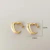 Pendientes Imi Europeos y Americanos de Lujo Accesible Geométricos Exagerados en Forma de Corazón de Acero de Titanio Pendientes de Acero de Titanio con Líneas Retorcidas Personalizadas Pendientes Pendientes Venta al por Mayor