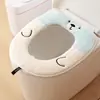 Cojín para Asiento de Inodoro Invierno Engrosado Cubierta de Inodoro Universal para las Cuatro Estaciones Anillo de Inodoro para el Hogar Almohadilla para Asiento de Inodoro Almohadilla Suave para Inodoro
