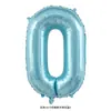 Balão digital de folha de alumínio de 32 polegadas ouro médio prata aniversário lua cheia bebê balão fotográfico de decoração de um ano