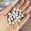 Contas de cerâmica coloridas galvanizadas contas soltas material para pulseira contas redondas de porcelana joias diy acessórios feitos à mão atacado
