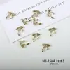 Accesorios de Aleación para Uñas Decoración de Uñas Popular Lazo para Uñas Super Brillantes Uñas Portátiles Media Luna Francesa Accesorios para Uñas de Mariposa