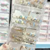 Nuevo lindo osito con pajarita color caramelo marrón clip para el pelo con pedrería brillante clip lateral para niña elegante accesorio para el pelo