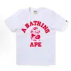 260g Atacado Transfronteiriço Marca da Moda Bape Cabeça de Macaco Manga Curta 230g Tubarão Top Camiseta Manga Meia Manga Tee 20