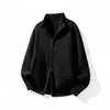 Nuevos cárdigans de otoño e invierno, suéteres de punto, chaquetas unisex de color liso con cremallera, populares de moda, comercio exterior transfronterizo, venta al por mayor