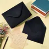 Amazon Transfronterizo En Stock Sobres de Papel Kraft Tarjetas de Felicitación Lisas Personalizadas Impresas con Logo Tarjetas de Invitación Selladas Manuscritas