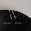 ¡Súper Flash! Aretes de Zircón en Forma de Gota para Mujer, Diseño Nicho, Aretes de Lujo Accesible, Aretes de Moda para el Día a Día al por Mayor