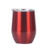 Vaso en Forma de Huevo - Copa de Vino de Acero Inoxidable Aislada al Vacío de 12 oz