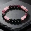 E-commerce transfronteiriço, Amazon, pulseiras de cristal imitando pedra natural feitas à mão, pulseiras de contas, estilo europeu e americano