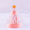 Estilo Ins Coreano Chapéu de Aniversário Criativo DIY Decoração para Bebê de Um Ano Chapéu de Festa Não Tecido Chapéu de Feltro