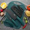 Juego de Cuchillos de Cocina de Acero Inoxidable, Cuchillo para Frutas, Suplemento Alimenticio, Cuchillo de Cocina para el Hogar y Tabla de Cortar, Juego Completo de Cuchillos Dos en Uno