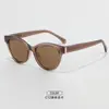 Tablero texturizado alta protección UV gafas de sol polarizadas montura negra patillas ojo de gato cuadradas redondas gafas de sol TR90