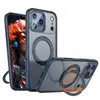 Adequado para Capa de Celular Pivotante iPhone 17 Pro Max, Laranja Magnético Giratório 360 Graus, Toque de Pele Air Matte 16