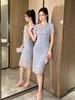 Elegante Vestido Estilo Francés para Mujer, Nuevo Modelo Verano 2026, Ceñido a la Cintura, Vestido Chic y Súper Bonito 21757