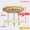Accesorios para Árboles para Gatos Poste Alto Poste de Sisal Palo Redondo de Madera Maciza Palo de Madera Redondo de Repuesto Material Universal para Bricolaje Juguete para Gatos