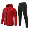 Traje de Ocio para Exteriores Estilo Otoño e Invierno Unisex Sudadera tipo Algodón Cardigan Uniforme de Grupo Traje de Entrenamiento Manga Larga con Logo Moderno