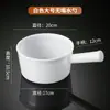 Colher de Água de Plástico Espessada Vermelha Grande Colher de Água Colher de Água Doméstica Concha de Água Resistente a Ácido e Alcalino Branca Colher de Água Industrial