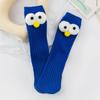 Calcetines Ojo para Niños en Colores Brillantes, Colores Sólidos Versátiles, Diseño de Dibujos Animados Lindo, Estilo Apilado para Bebés y Niños Pequeños, Doble Aguja, Talón de Media Caña para Niños