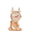 Reloj Pequeño de Dibujos Animados, Movimiento Silencioso, Aspecto Elegante, Creativo, Animal Lindo en Coche, Decoración de Escritorio y Mesita de Noche, Adornos, Regalos al por Mayor