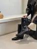 Botas largas de mujer estilo británico con suela blanda, otoño 2026, botas de plataforma Melard de suela gruesa adelgazantes, botas de montar estilo pantalón