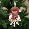 Nuevo Pin de Navidad Pequeño Colgante de Tela Muñeco Colgante para Árbol de Navidad Suministros de Decoración Navideña