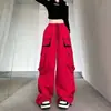 Pantalones de trabajo para hombre con múltiples bolsillos, nuevo estilo verano 2024, ligeros, estilo americano, funcionales, elegantes, corte holgado, pierna recta, pantalones largos casuales