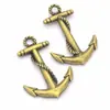 Acessórios para joias DIY pingente de âncora liga vintage acessórios feitos à mão europeus e americanos mais vendidos 44 * 30MM H08