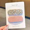 Presilhas de cabelo para meninas, presilhas laterais fofas para bebês, presilhas BB, grampos de cabelo de tecido, presilhas de cabelo para meninas pequenas, presilhas para franja da testa