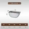 Caja de Condimentos de Acero Inoxidable con Tapa abatible, Compartimentada con Tapa, para Almacenamiento en Cocina Doméstica, Caja de Ingredientes en Polvo para Hielo de Restaurante, Mayoreo