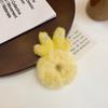 Gomas para el pelo de felpa de dibujos animados, Diademas infantiles de moda 2026 Otoño e Invierno, Accesorios para el pelo que no dañan el cabello, Adornos para el pelo para niñas